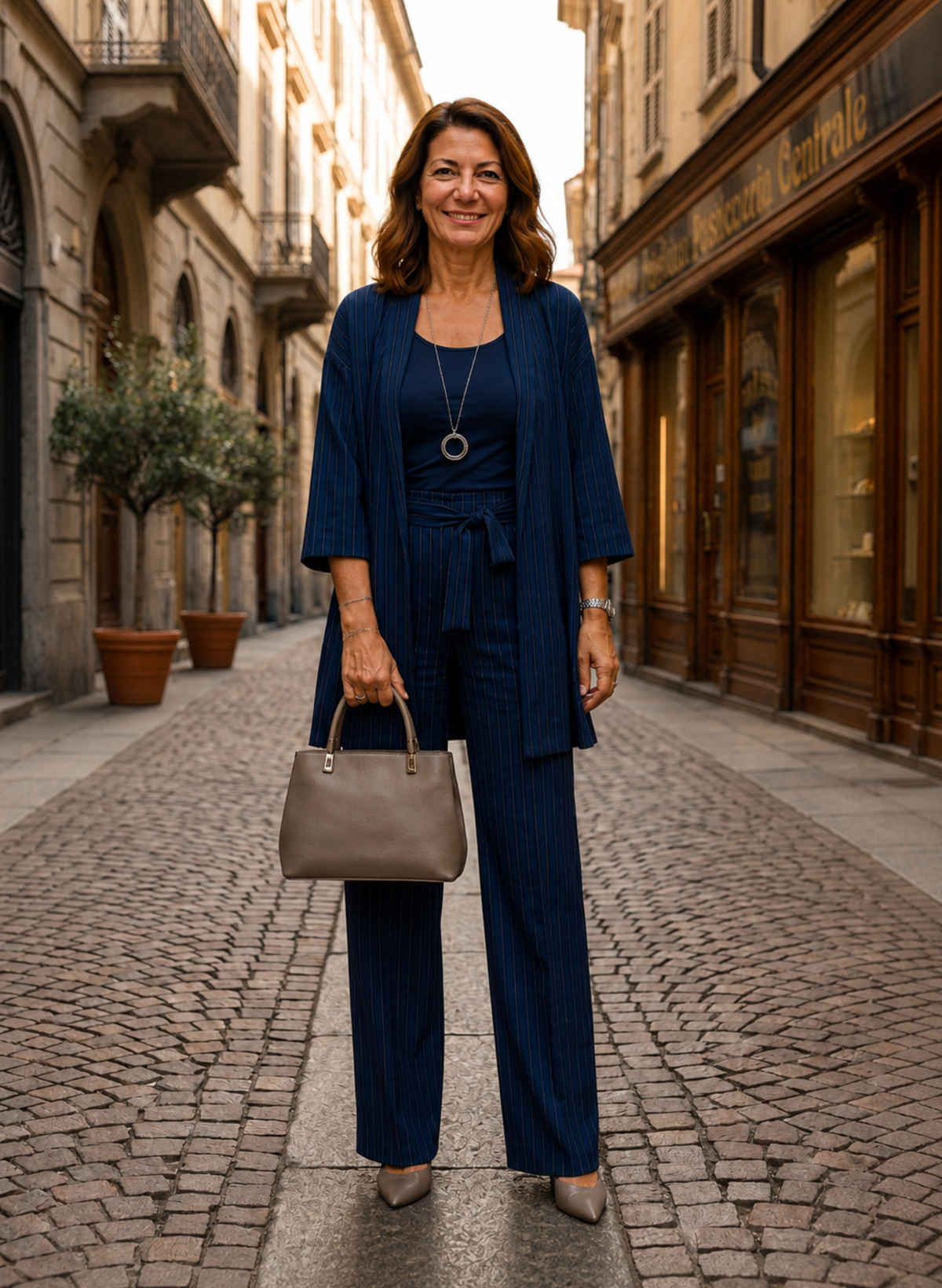 Blue Essence – Completo Gessato