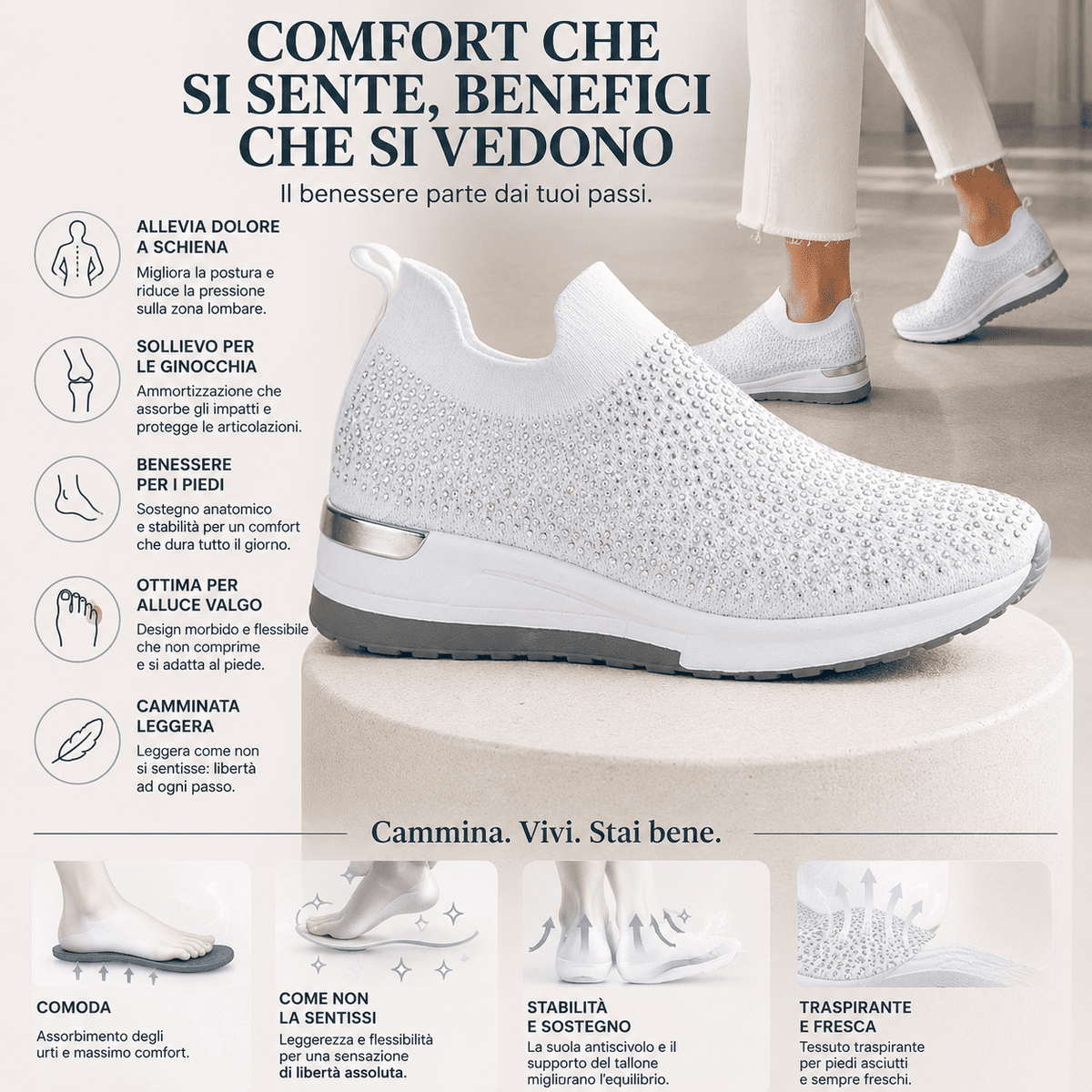 Giulia - Scarpa Comoda Comfort